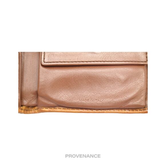 🔴 Burberry Nova Check Canvas Bifold Wallet - Brown Leather - Picture 4 of 8